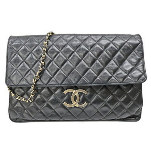 Chanel chain Shoulder Bag black lambskin - Picture 1 of 6